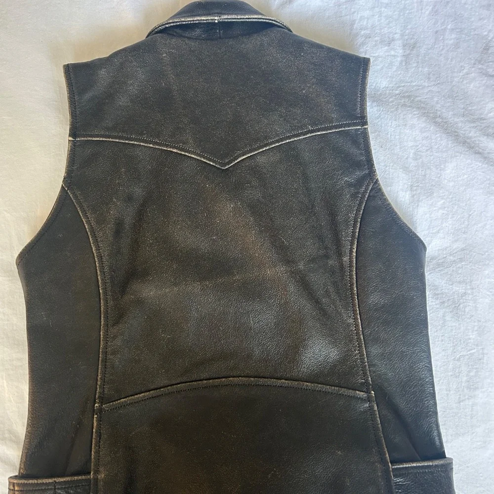 Frye Leather Vest - Picture 2 of 2